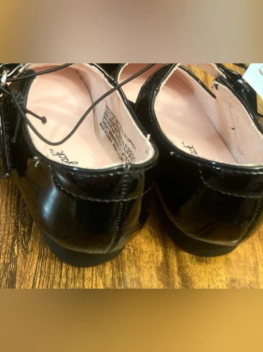 Toddler Marie Mary Jane Dress Shoes - Cat & Jack™ Black Size 6T New